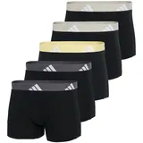 Adidas Boxershorts 5er-Pack, Anthrazit, M