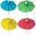 Papstar Deko-Picker 10 cm farbig sortiert