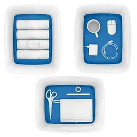 Leitz MyBox Aufbewahrungsbox 38,5 x 31,8 x 19,8 cm 1-tlg. blau/weiß