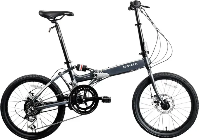 OYAMA-dazzle 500-Klapprad-grau