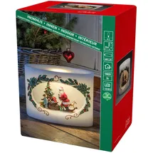 Konstsmide LED Echtwachskerze 14 cm weiß