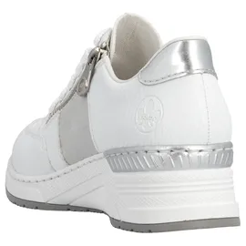 Rieker Sneaker Low Silber/Weiß Damen 40