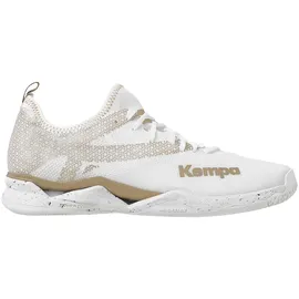 Kempa Damen Wing Lite 2.0 Handballschuhe Weiß Gold, 43