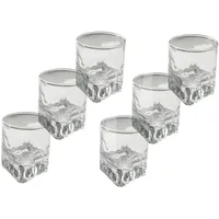 Provance 6 x Schnapsglas Schnapsgläser Stamper Shotglas Kristallglas 40ml