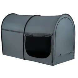 VEVOR Bettzelt Betthimmel Schlafzelt Traumzelt 4 Türen Atmungsaktiv 190x99x119cm