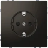 Merten Steckdose mit Berührungsschutz Anthrazit