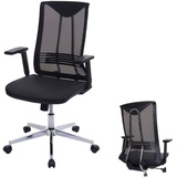 Mendler Bürostuhl HWC-J53, Drehstuhl Schreibtischstuhl, ergonomisch Kunstleder schwarz
