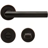 Karcher Design-Beschläge Drückergarnitur Rhodos WC Antik Bronze