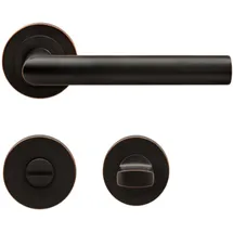 Karcher Design-Beschläge Drückergarnitur Rhodos WC Antik Bronze