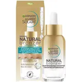 Garnier Selbstbräunungs-Konzentrat, Serum für einen natürlich gebräunten Teint, Für eine gleichmäßige und langanhaltende Bräune, Ambre Solaire Natural Bronzer,