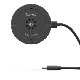 Hama Kabelloses Qi2 25W-Ladegerät, induktives Ladepad, Schnellladen, 25 W, Schw. 00201756