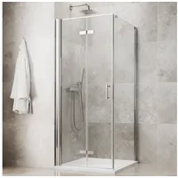 maw by GEO Eckdusche maw flex PRO AP-F400, BxT: 80x80 cm, Einscheibensicherheitsglas silberfarben 80 cm x 202,2 cm x 80 cm