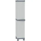 Terry Kunststoffschrank 0,35 x 0,44 x 1,72 m hellgrau