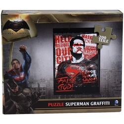 Puzzle Batman vs. Superman Superman Graffiti Puzzle 200 Teile, Puzzleteile