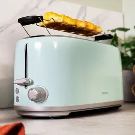 Cecotec Toast&Taste 1600 Retro Double 1630w Toaster - Blue