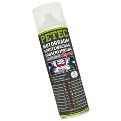 PETEC 73430 Motorschutzwachs Spray 500ml Motorschutz Wachs Korrosionsschutz