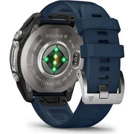 Garmin Quatix 8 47 mm AMOLED Marine-Smartwatch Blau