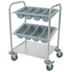 Craven Stahl Besteckwagen