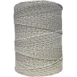 ZGM Weidezaunlitze Premium 200 m weiß/braun
