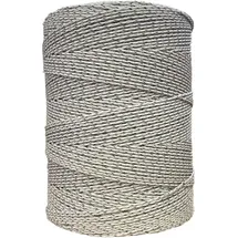 ZGM Weidezaunlitze Premium 200 m weiß/braun