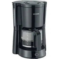 Kaffeeautomat für 10 Tassen schwarz