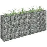 vidaXL Gabionen-Hochbeet Verzinkter Stahl 180×30×90 cm