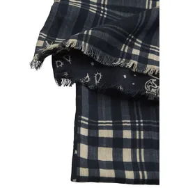 Levi's Schal "LV Schal LIGHTWEIGHT", Damen, blau (marlena scarf navy b), Strick, Baumwolle, gestreift, Modetücher Schal, im Ringeldessin