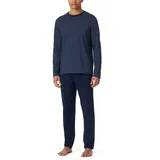 SCHIESSER Herren Schlafanzug lang-Nightwear Set Pyjamaset, Admiral_182197, 106