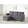 Atlantic Home Collection Schlafsofa "Gustavo L-Form, B: 199 cm", grau, B:199cm H:82cm T:127cm, 100% PES, ATLANTIC HOME COLLECTION, Sofas, Schlafsofa, mit Bettfunktion, Bettkasten & seitlichen Taschen, Topseller