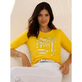 Classic Basics Sieh an! 3/4-Arm-Shirt in sonnengelb | Gr.: 40