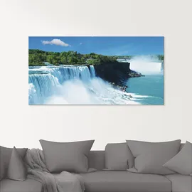 ARTland Niagara blau (farbe bild(er): blau), B:125cm H:50cm, Bilder, in verschiedenen Größen