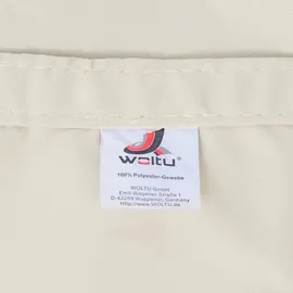 Woltu Sonnensegel Sonnenschutz PES Windschutz UV Schutz Creme 2x4m
