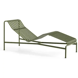 HAY Palissade Chaise Longue Liegestuhl olivgrün