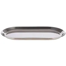 APS Tablett KAFFEEHAUS silber oval 30,0 x 15,5 cm