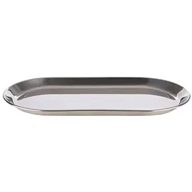 APS Tablett KAFFEEHAUS silber oval 30,0 x 15,5 cm