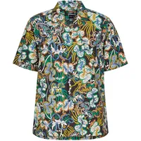 Patagonia M'S Tidal Threads Camp Shirt - Hemd - schwarz|mehrfarbig