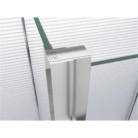 Glaszentrum Hagen 125x90x195 cm Saturn U-Duschkabine - Transparent