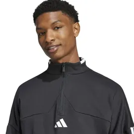 adidas House of Tiro Fleece 1/2-Zip Sweatshirt Herren Schwarz XL