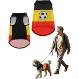 FELIXLEO Hundeshirt Atmungsaktives Hunde Trikot im Sport Design für Sommer Größe M