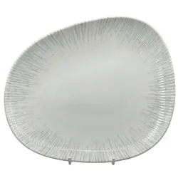 Bonna 6x Speiseteller Geschirr Porzellan flach 24 cm Iris Vago