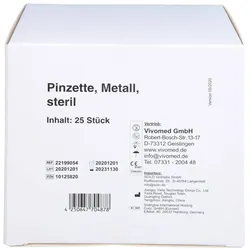 Pinzette Einmal Metall steril