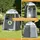 Skandika Duschzelt Camping Grau/Silber