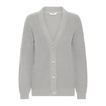 Oxmo Strickjacke OXKimmie Grau XL