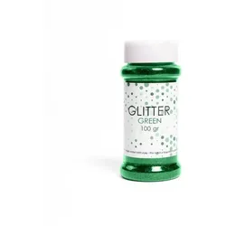 Glitzer grün 100g in Dose basteln Party Deko