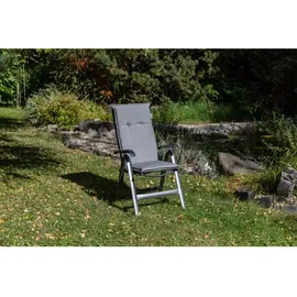 BEO Sitzauflage 118 x 46 x 8 cm grau 2-tlg.