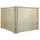 TIMBELA Hochbeet 78 x 78 x 57 cm Beige