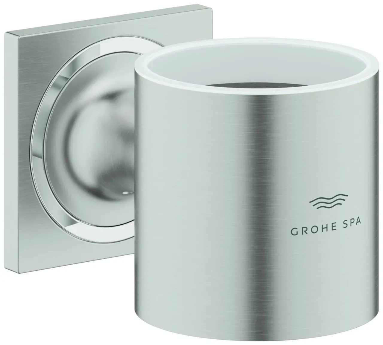 GROHE Halter Allure 40278_1 für Glas oder Seifenspender supersteel, 40278DC1 40278DC1