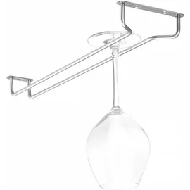 HENDI Weinglasregal 39,5 x 11,5 x 3 cm Silber