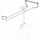 HENDI Weinglasregal 39,5 x 11,5 x 3 cm Silber