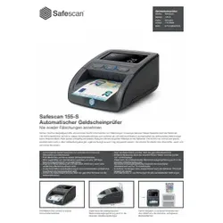 SAFESCAN Geldscheinprüfer Safescan 155-S G2 112-0668